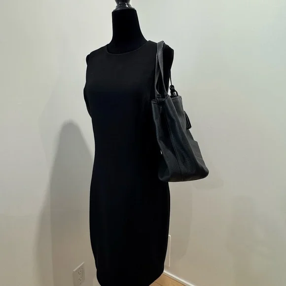 New Tory Burch Black Leather Bag (no tags) - Picture 3 of 12